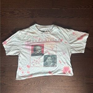 WandaVision Graphic Tee size XS cropped top - oversized cropped tee Marvel fans